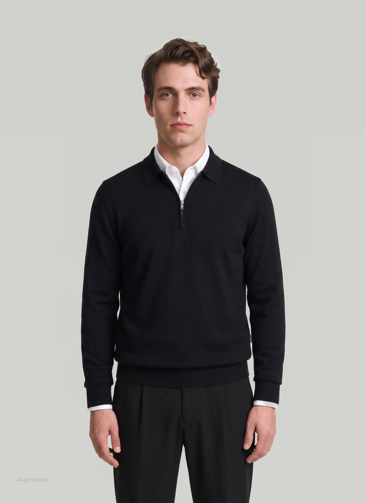 Pullover, Black Frontansicht