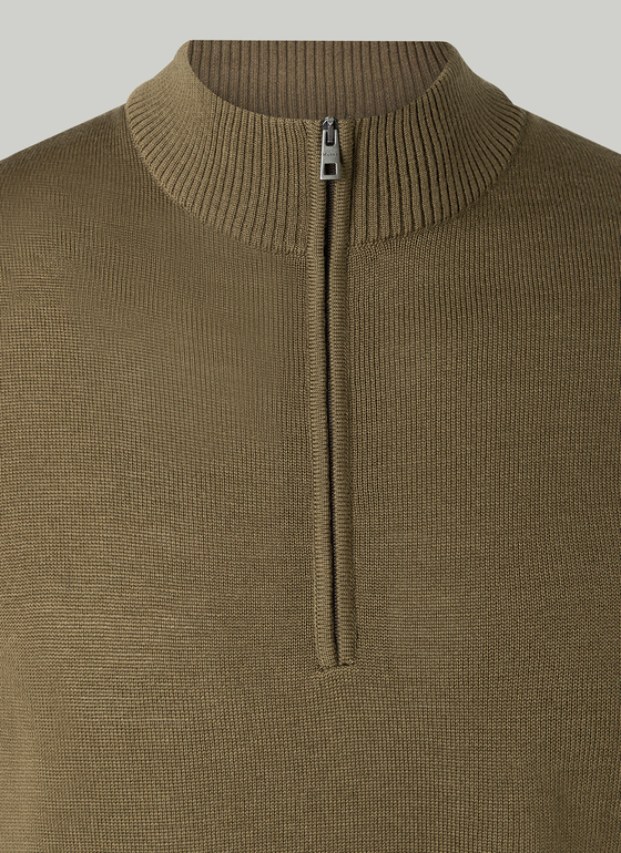 Pullover Stehkragen 1/1 Arm Fresh Herbs Frontansicht