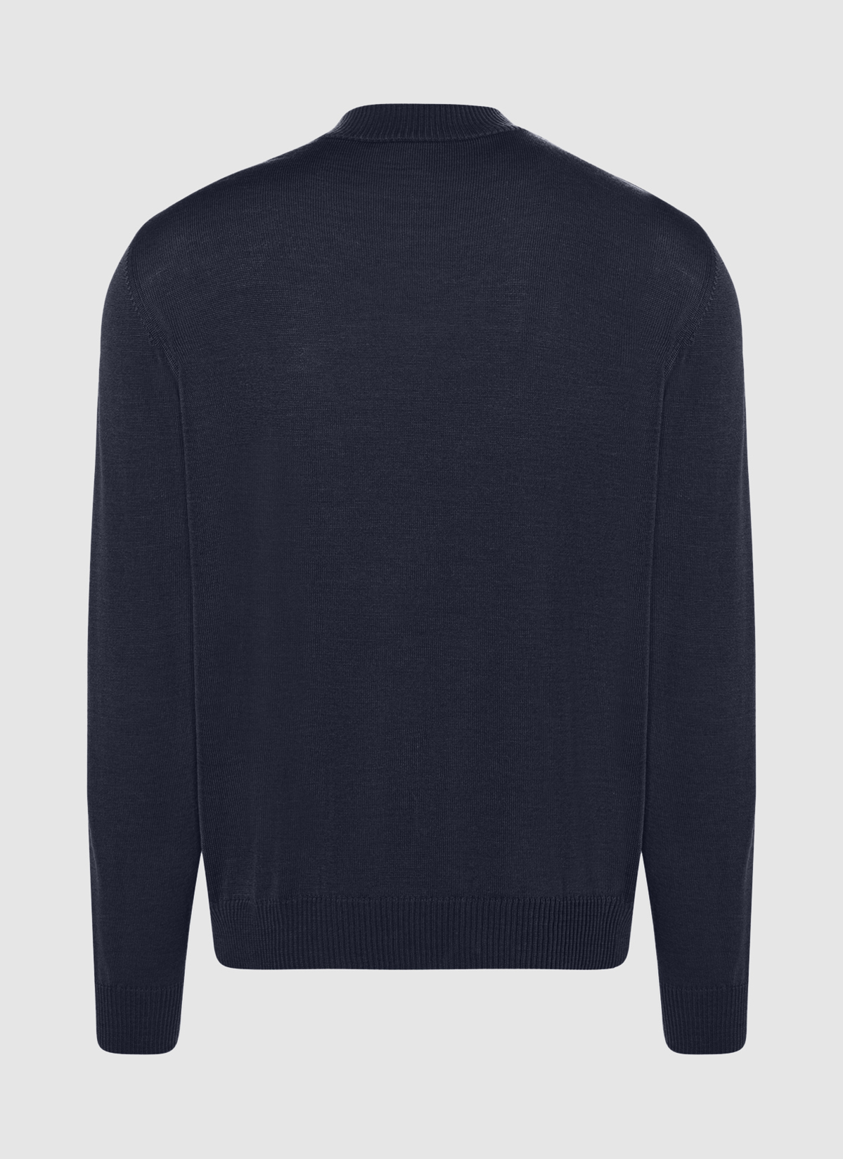 Pullover Stehkragen 1/1 Arm, Navy Rückansicht