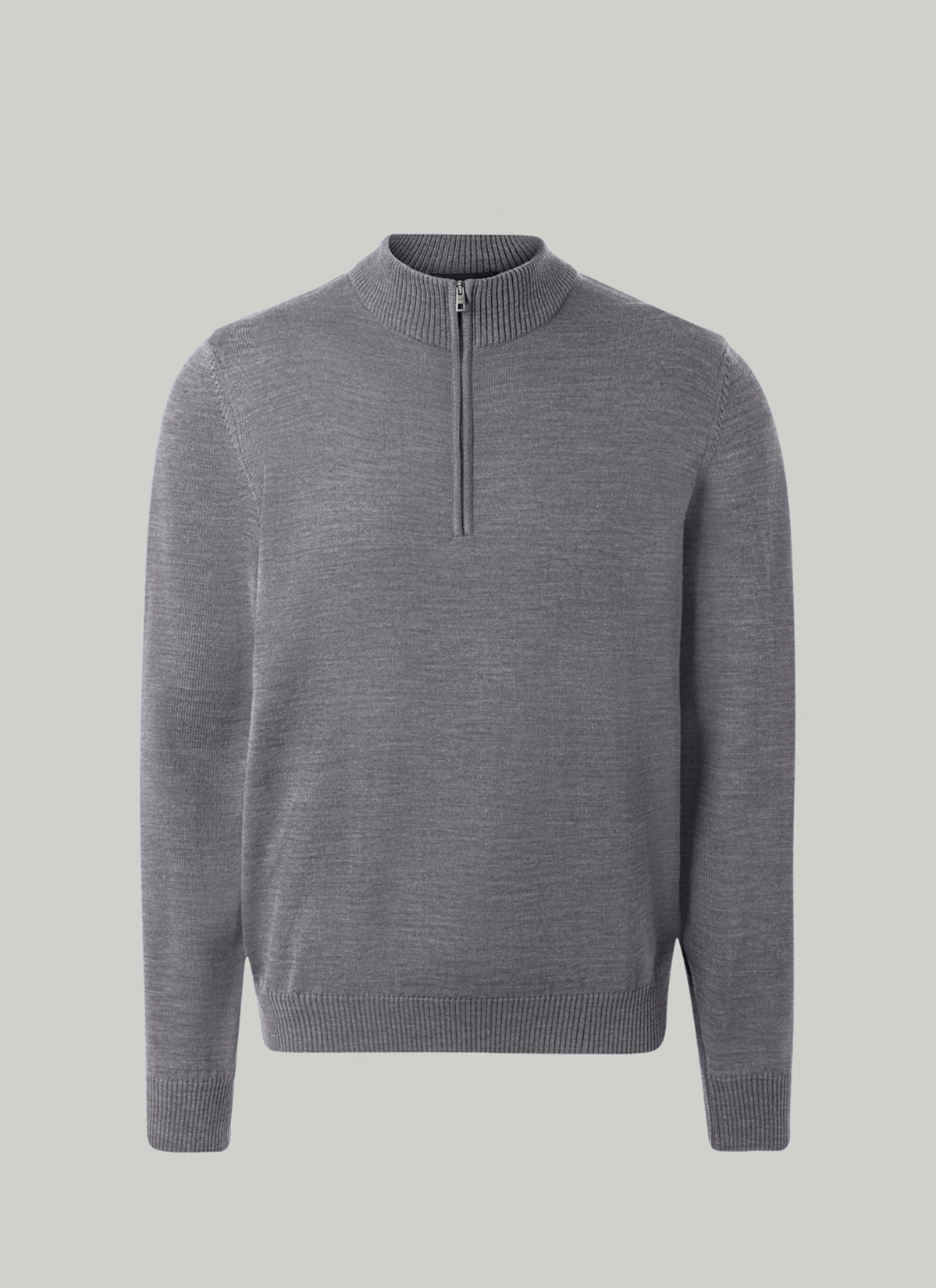 Pullover Stehkragen 1/1 Arm, Shark Skin Detailansicht 2