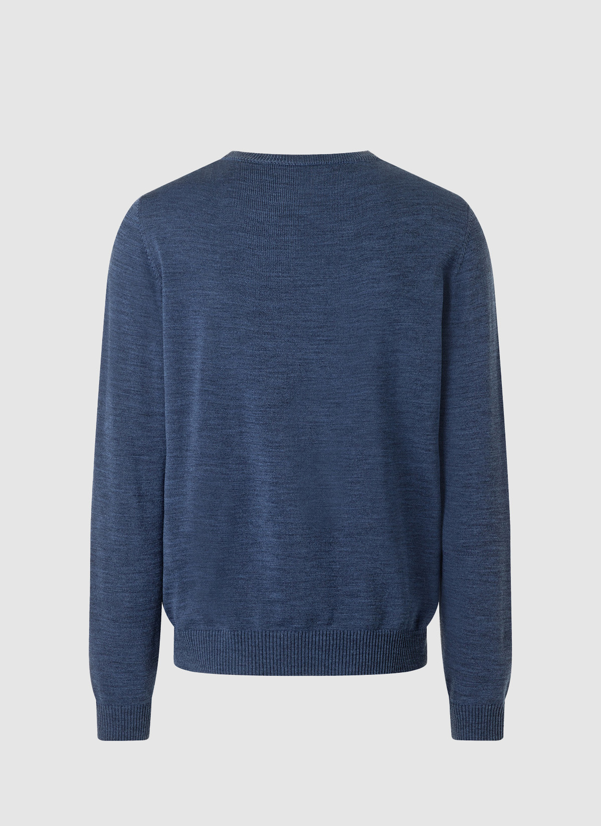 Pullover Rundhals 1/1 Arm, Deep Sea Rückansicht