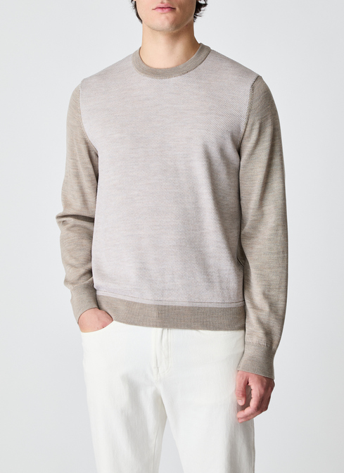 Pullover Rundhals 1/1 Arm width=