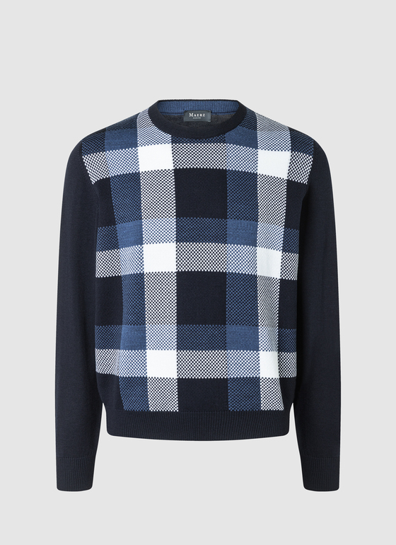 Pullover Navy Frontansicht