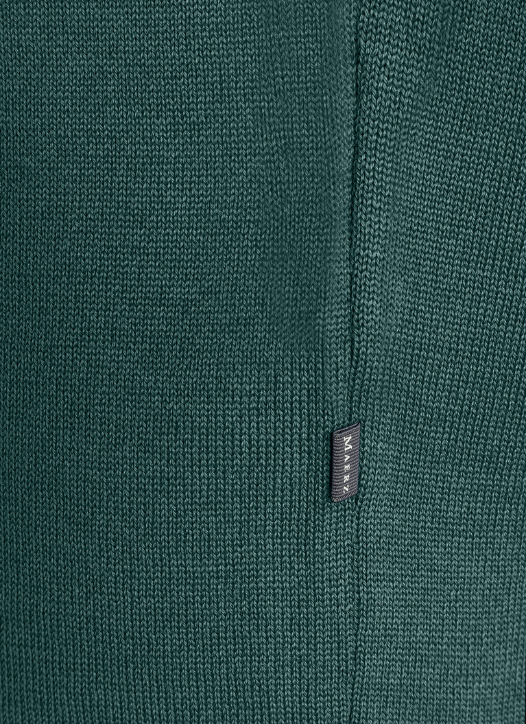 Pullover V-Ausschnitt 1/1 Arm, Bottle Green Detailansicht 1