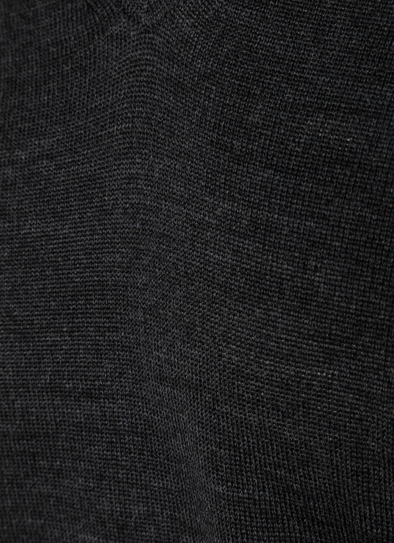 Pullover V-Ausschnitt 1/1 Arm, Anthrazit Detailansicht 1