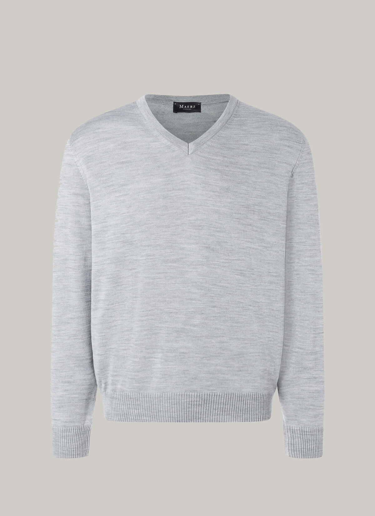 Pullover V-Ausschnitt 1/1 Arm, Foggy Valley Frontansicht