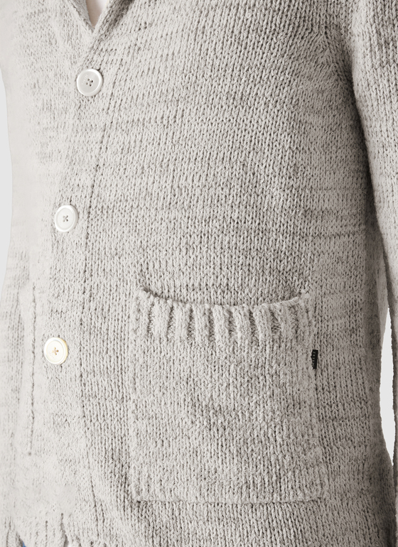 Strick Blazer French Oak Frontansicht