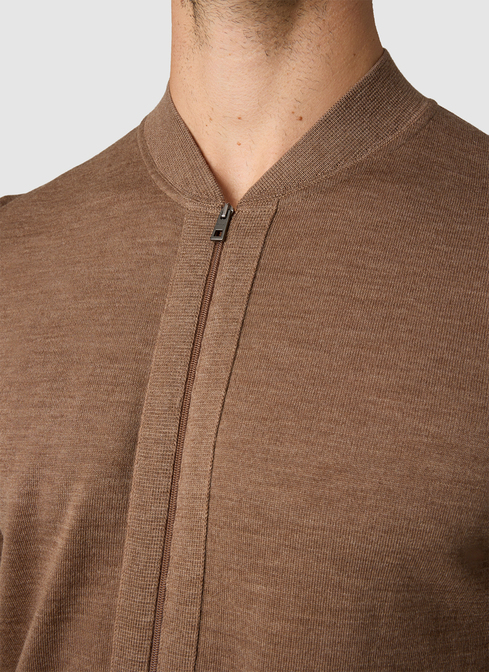 Strickjacke Zip 1/1 Arm width=