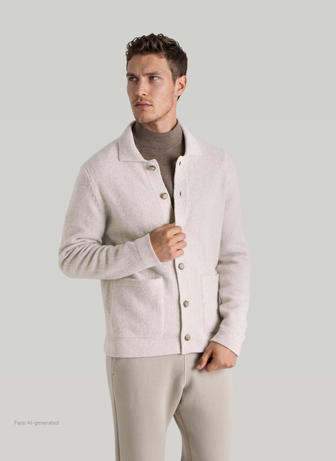 Strickjacke Knopf 1/1 Arm width=