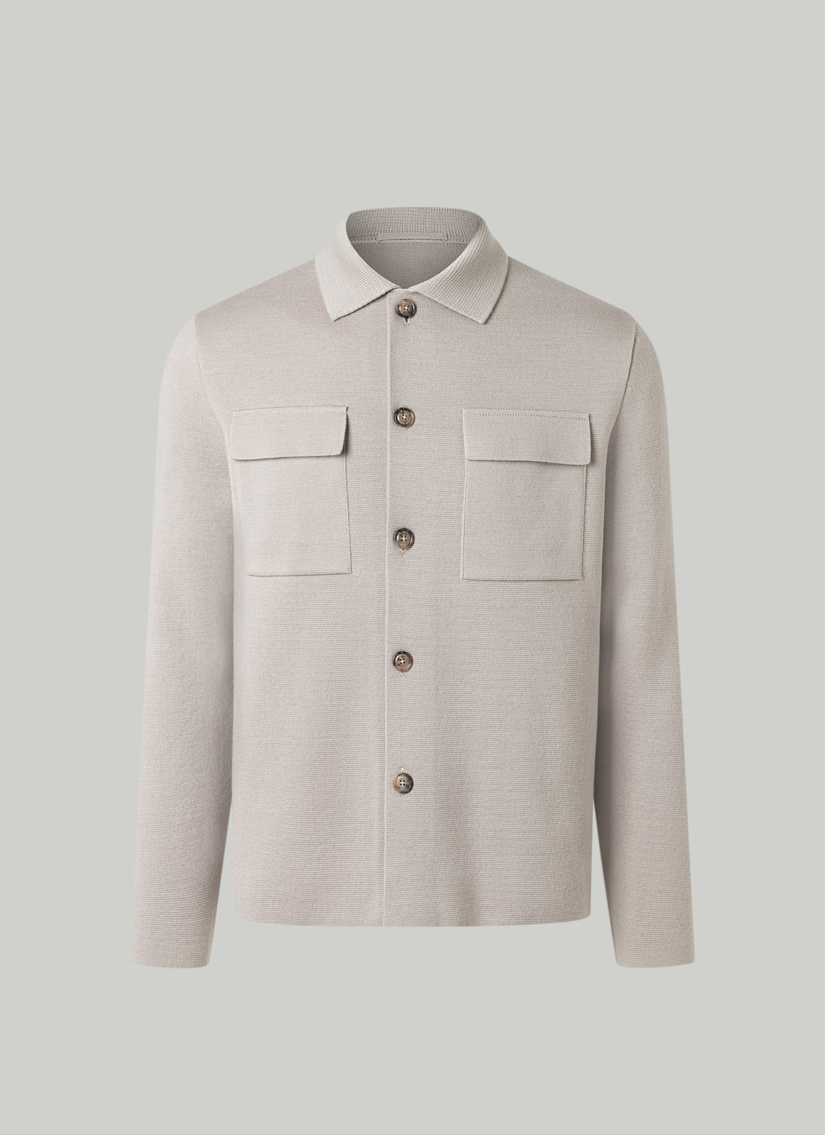 Strick Cardigan 1/1 Arm, Mascarpone Cream