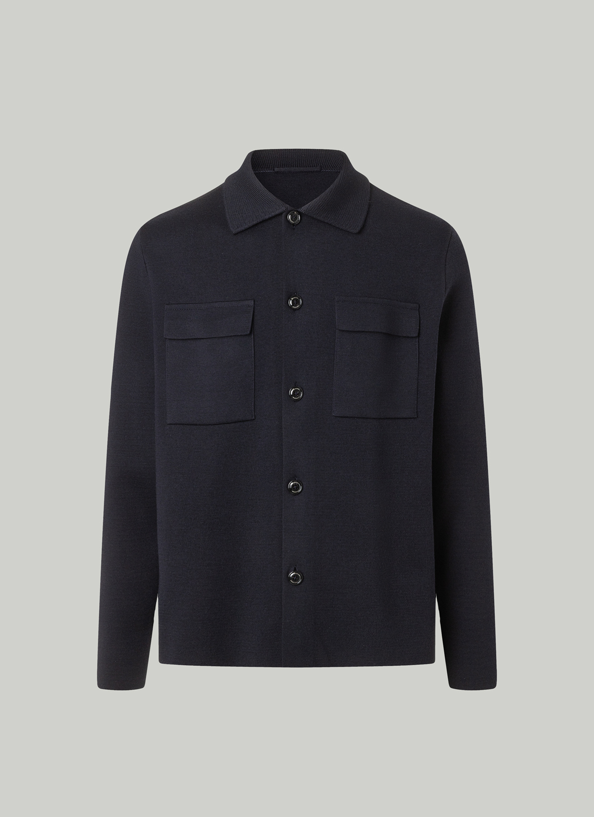 Strickjacke 1/1 Arm, Navy Detailansicht 2