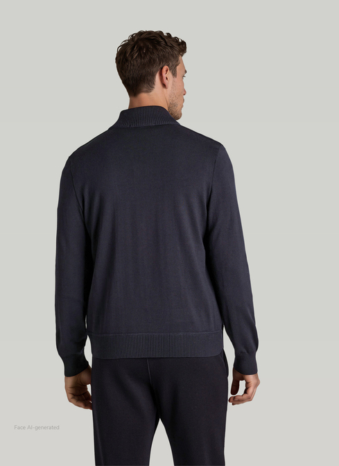 Strickjacke Zip 1/1 Arm width=