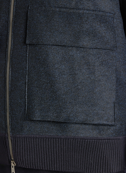 Strickjacke Zip 1/1 Arm width=