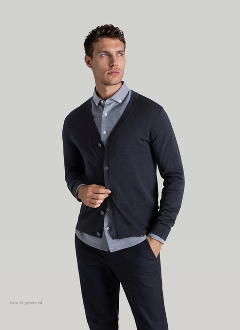Strick Cardigan 1/1 Arm width=