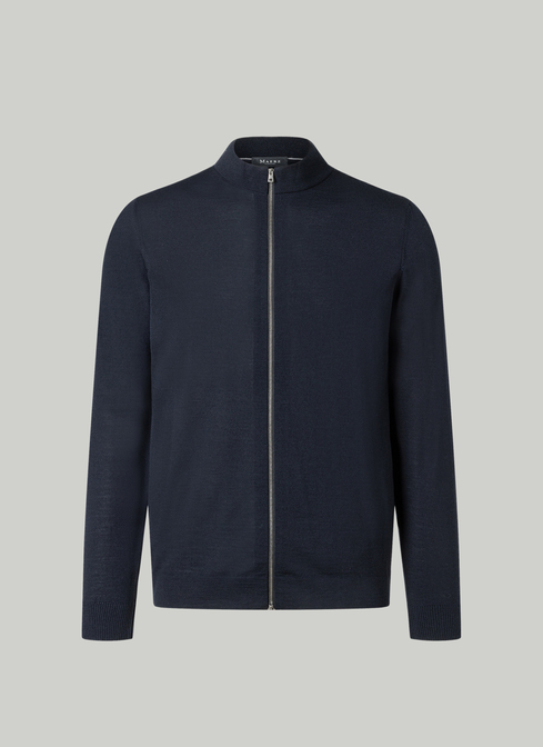 Strickjacke Zip 1/1 Arm width=