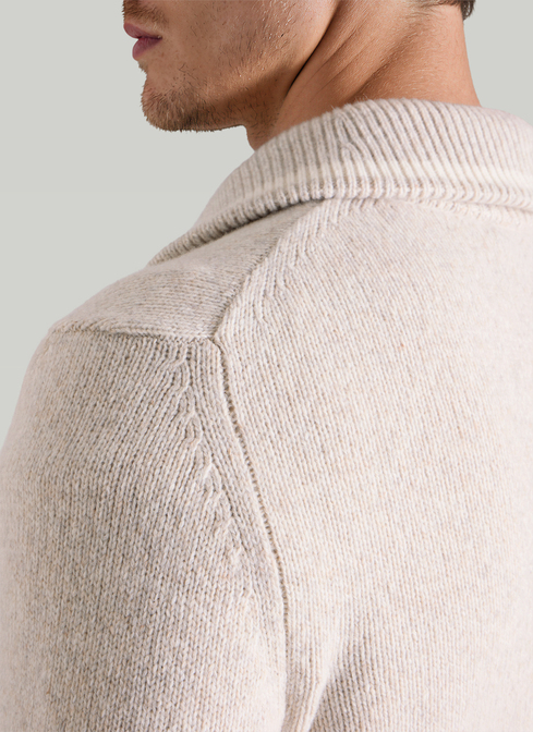 Strickjacke Zip 1/1 Arm, Autumn Stone Detailansicht 1