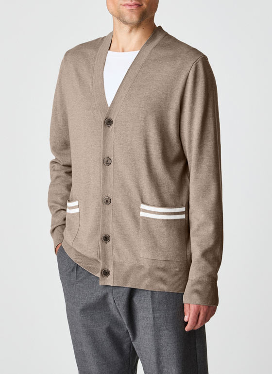 Cardigan  1/1 Arm Twig Frontansicht