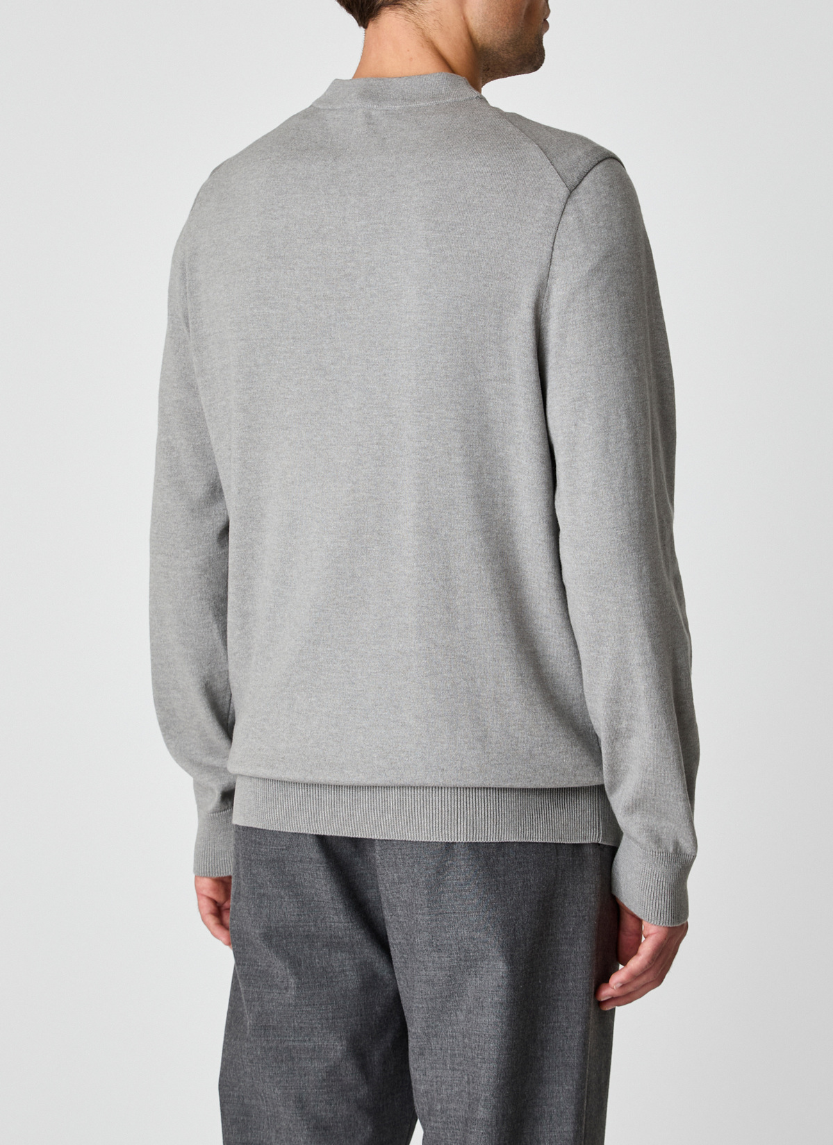 Cardigan  1/1 Arm, Mercury Grey Rückansicht