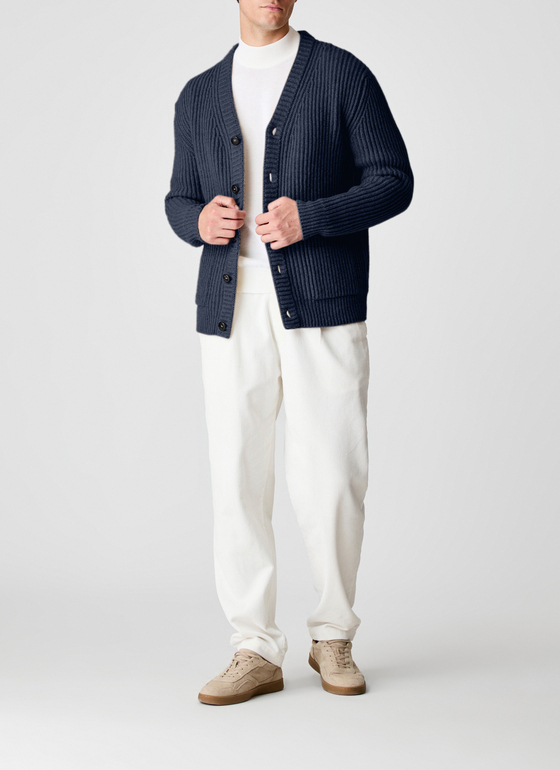 Cardigan  1/1 Arm Bright Night Frontansicht