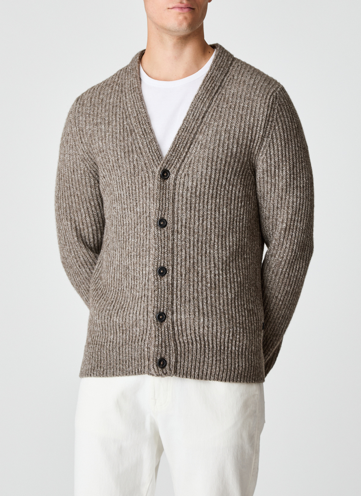 Strick Cardigan 1/1 Arm, Twig Detailansicht 1