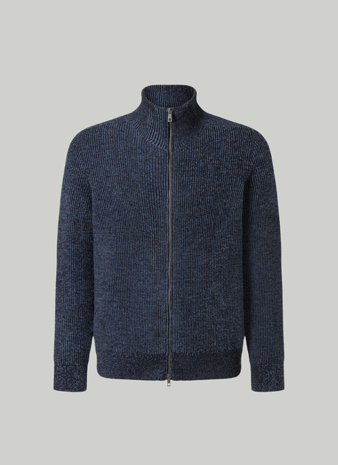 Strickjacke Zip 1/1 Arm width=