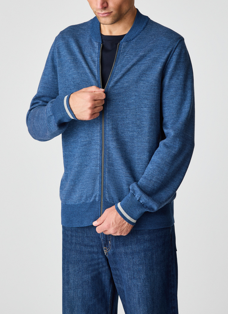 StrickjackeDeep Sea Frontansicht