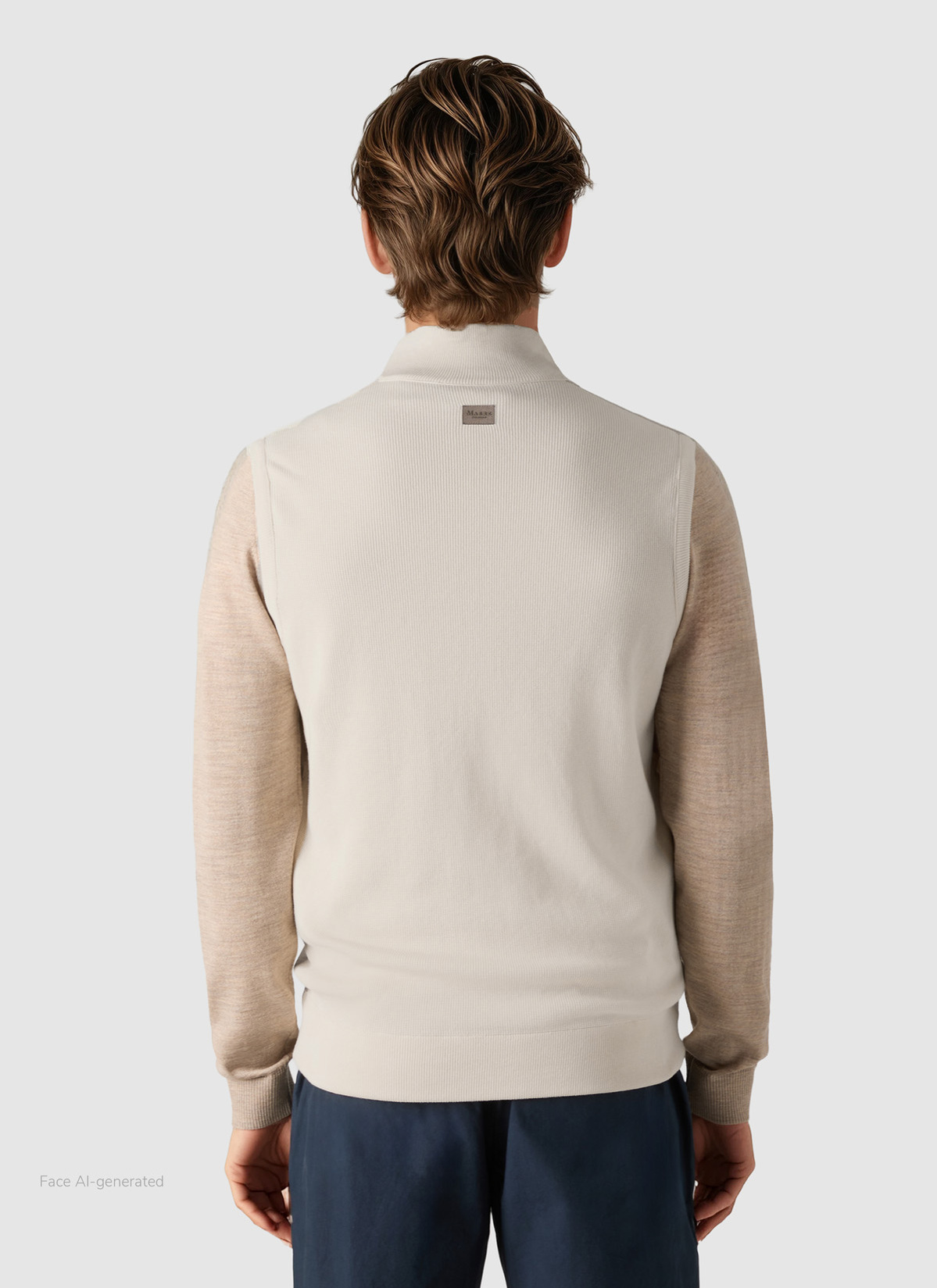 Weste, Light Almond Rückansicht