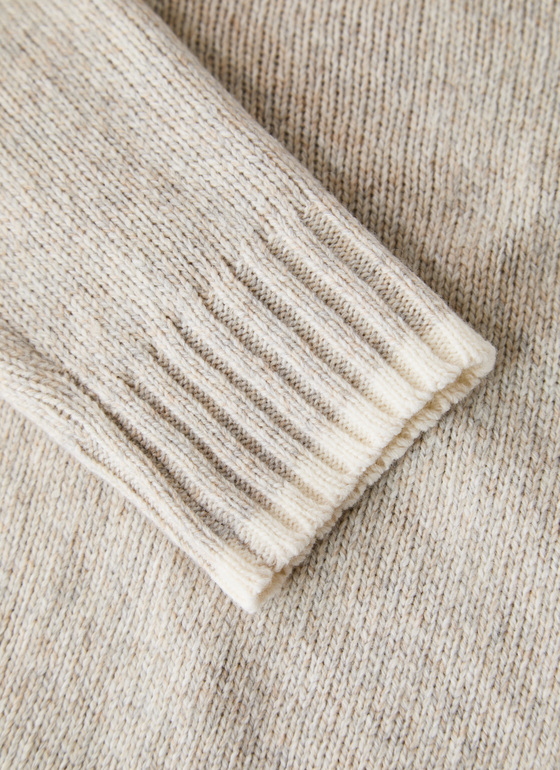 Strickjacke Zip 1/1 Arm Gravel Path Frontansicht