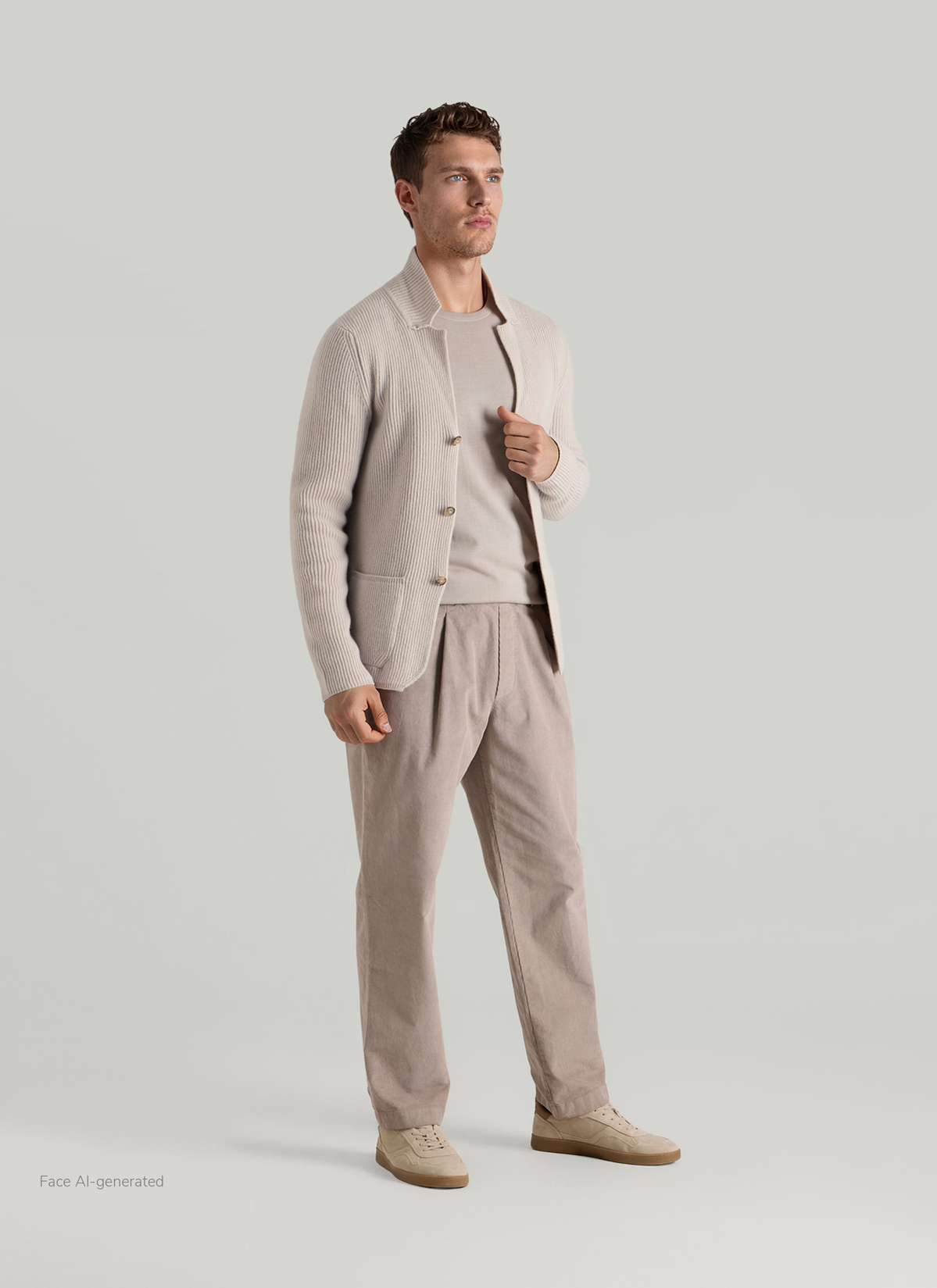 Strick Blazer, Autumn Stone Detailansicht 2