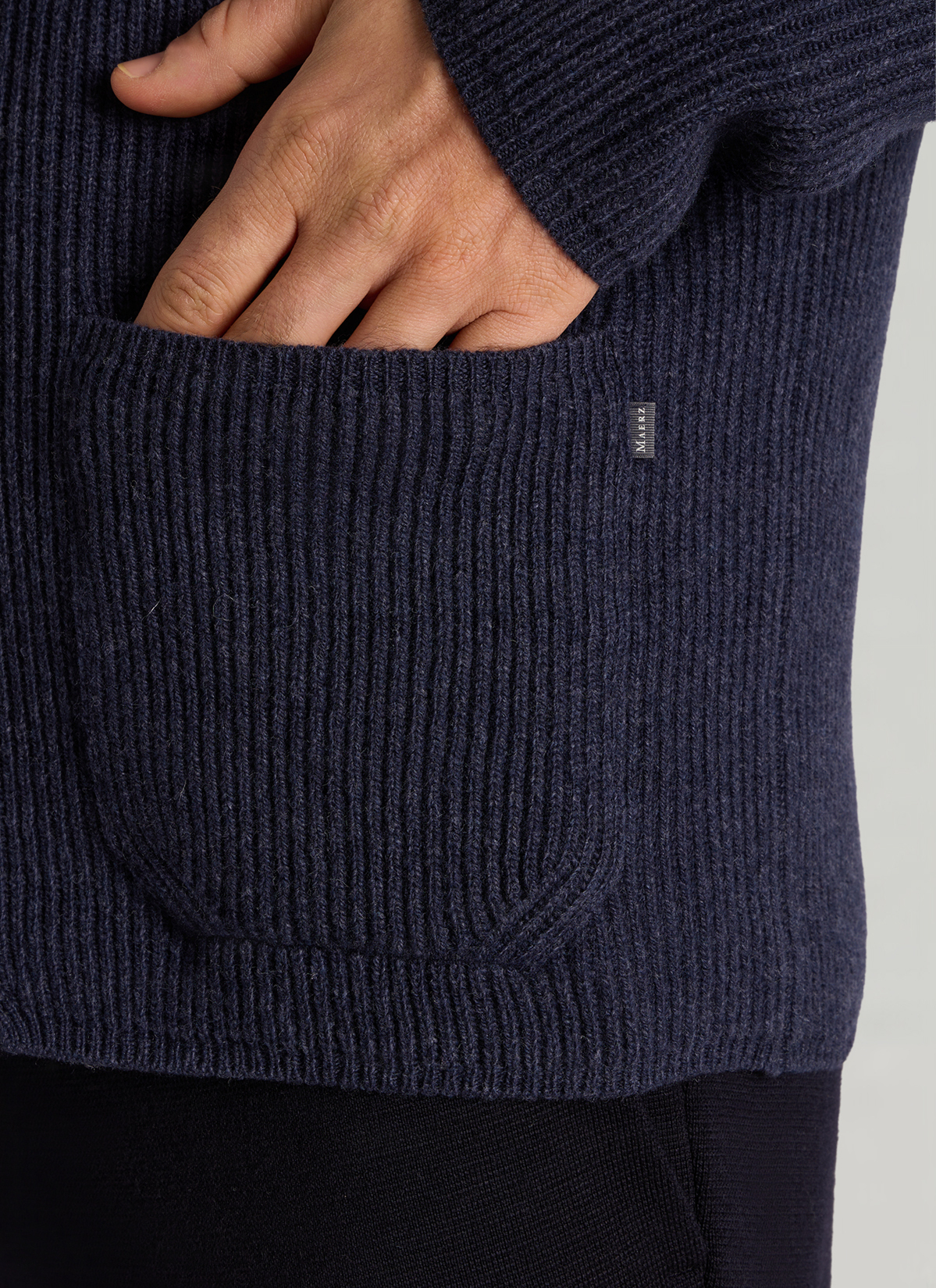 Strick Blazer, Midnight Blue Detailansicht 1