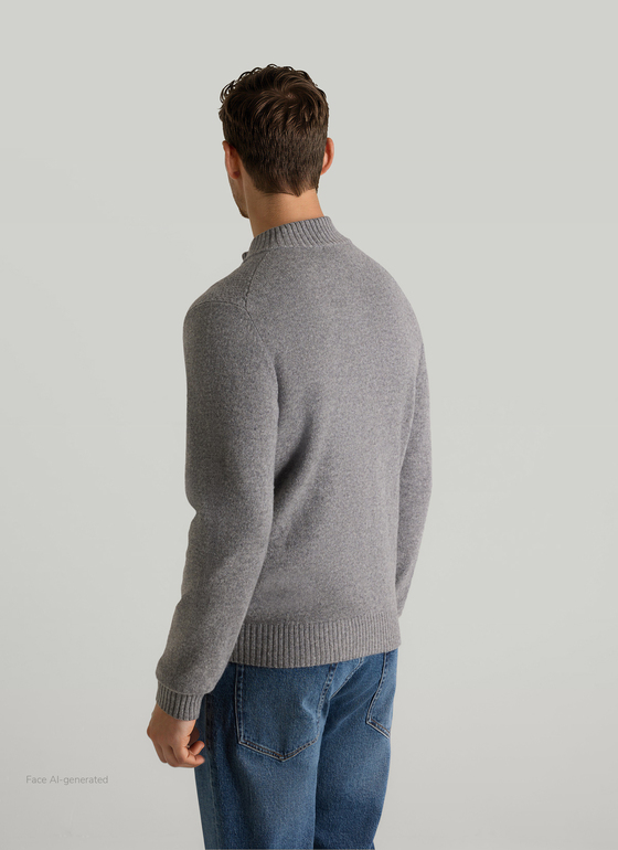 Strick Blazer Shark Skin Frontansicht
