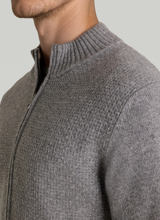 Strick Blazer Shark Skin Frontansicht