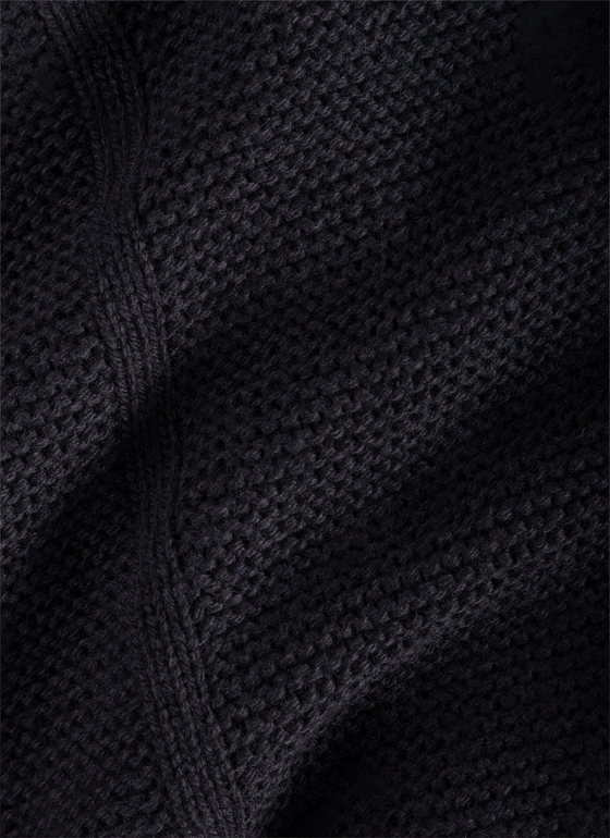Strickjacke Knopf 1/1 Arm Navy Frontansicht