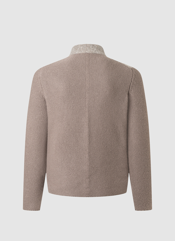 Strick Blazer Cedar Wood Frontansicht