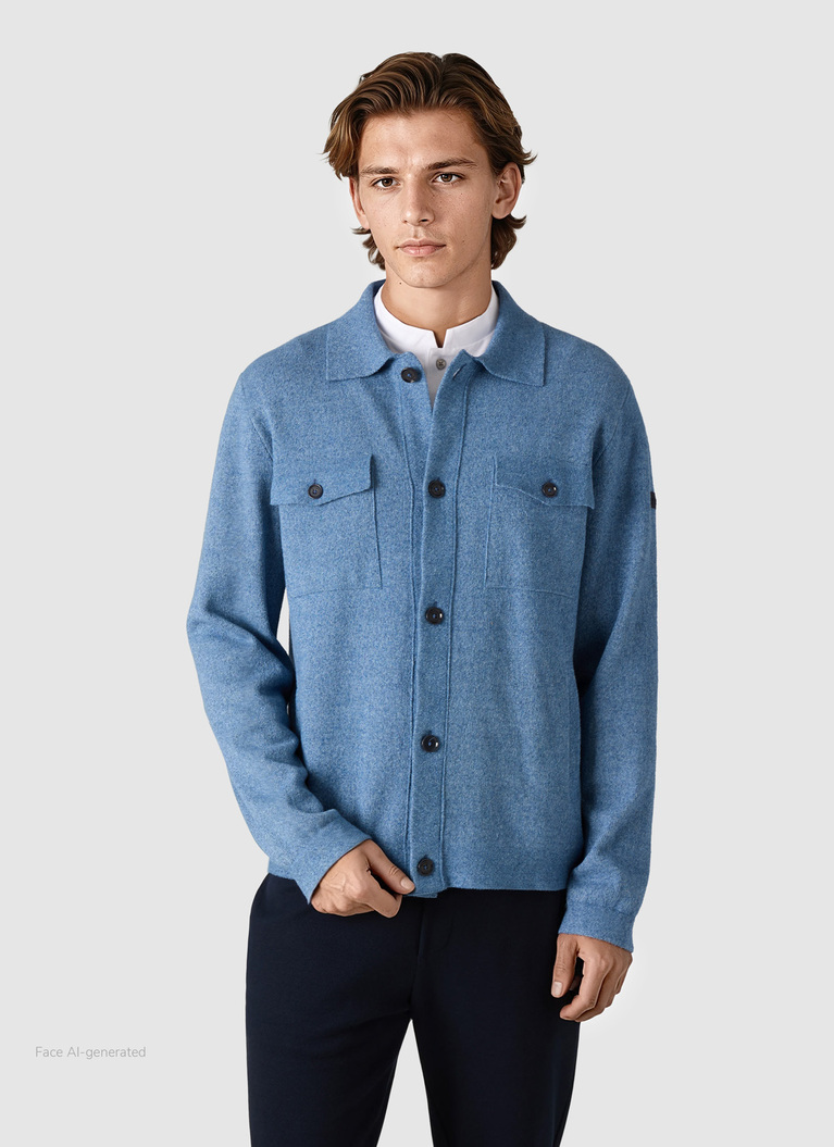 StrickjackeMidnight Sail Frontansicht