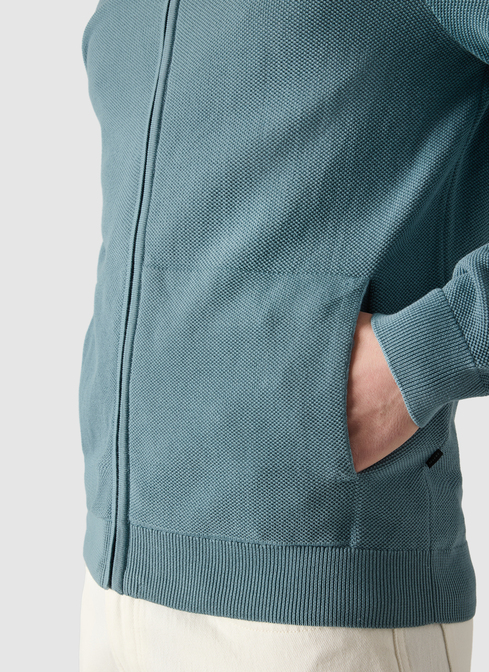 Strickjacke Zip 1/1 Arm width=