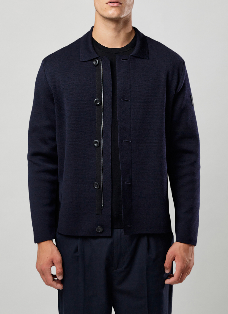 OVERSHIRT, Navy Frontansicht