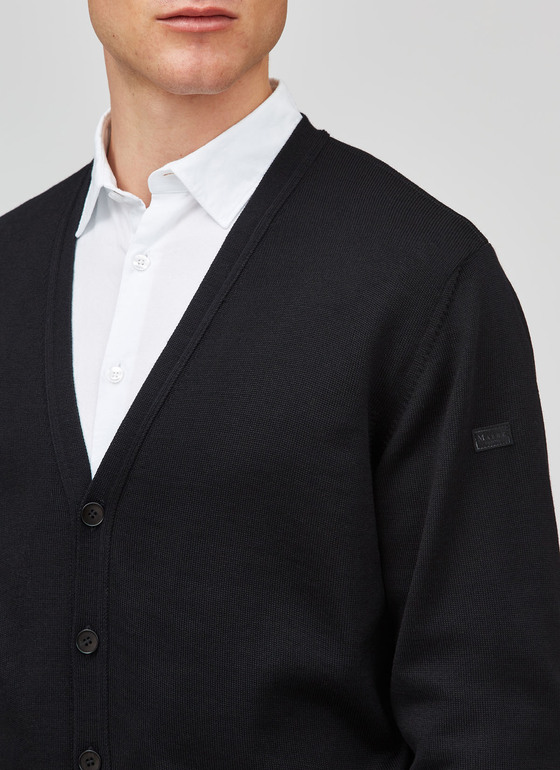 Cardigan Black Frontansicht