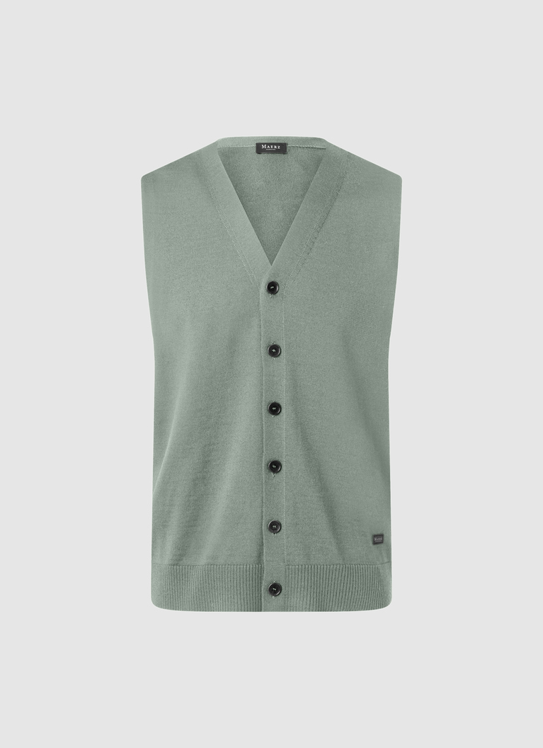 StrickwesteFoggy Teal Frontansicht