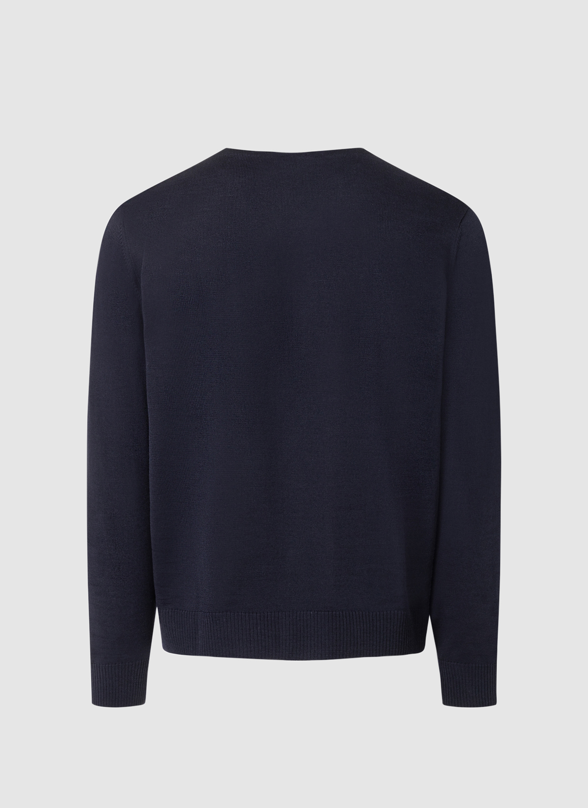 Strick Cardigan 1/1 Arm, Navy Rückansicht