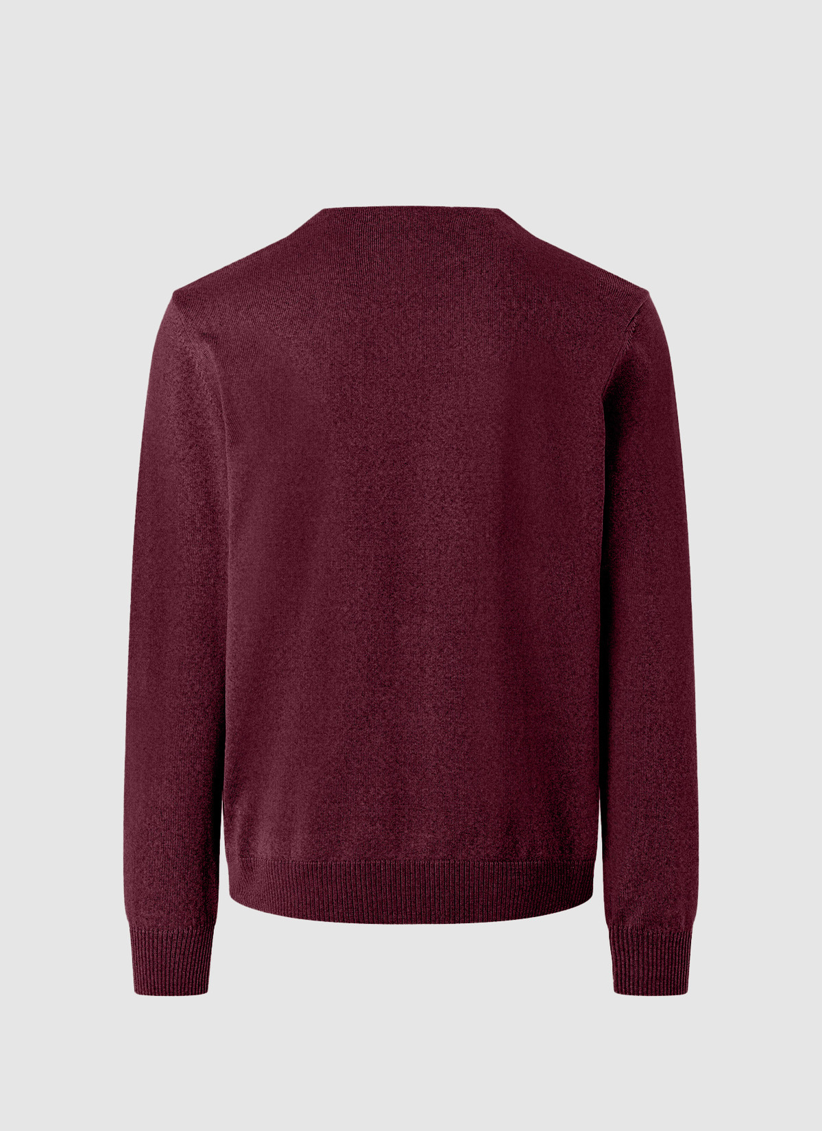 Strick Cardigan 1/1 Arm, Barolo Wine Rückansicht