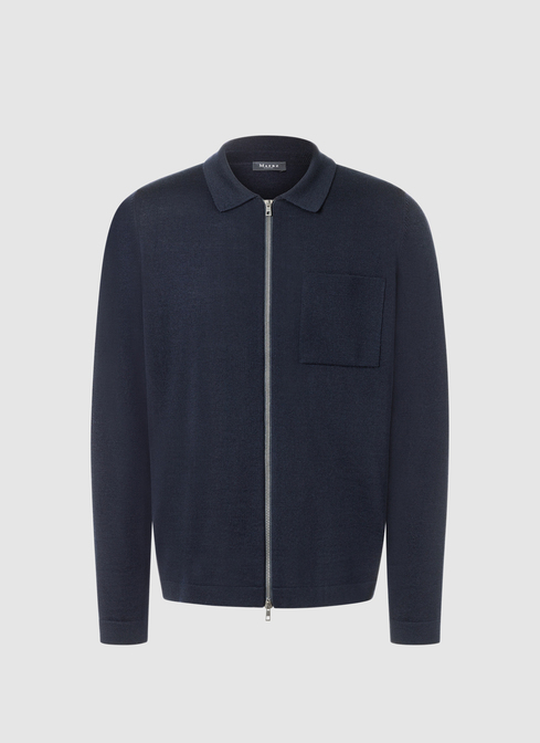 Strickjacke Zip 1/1 Arm width=