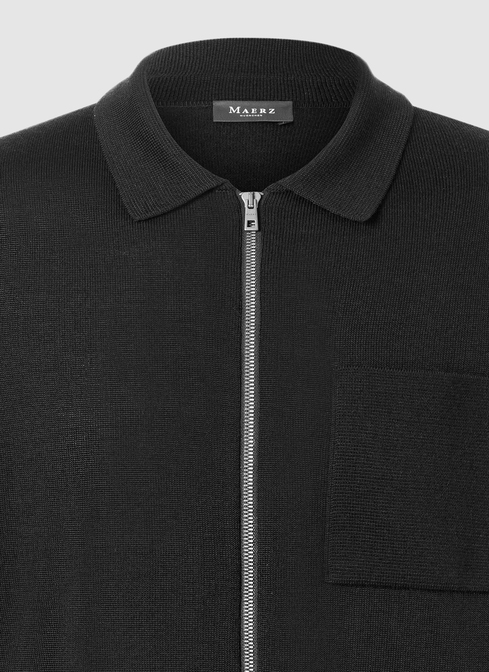 Strickjacke Zip 1/1 Arm width=