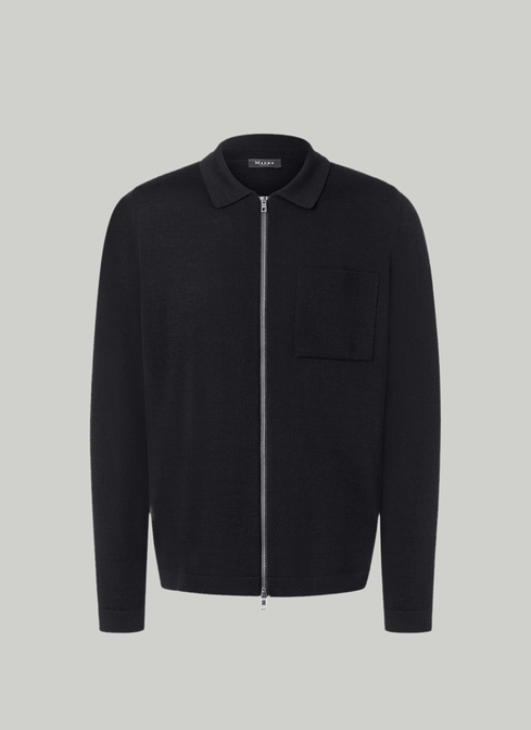 Strickjacke Zip 1/1 Arm width=