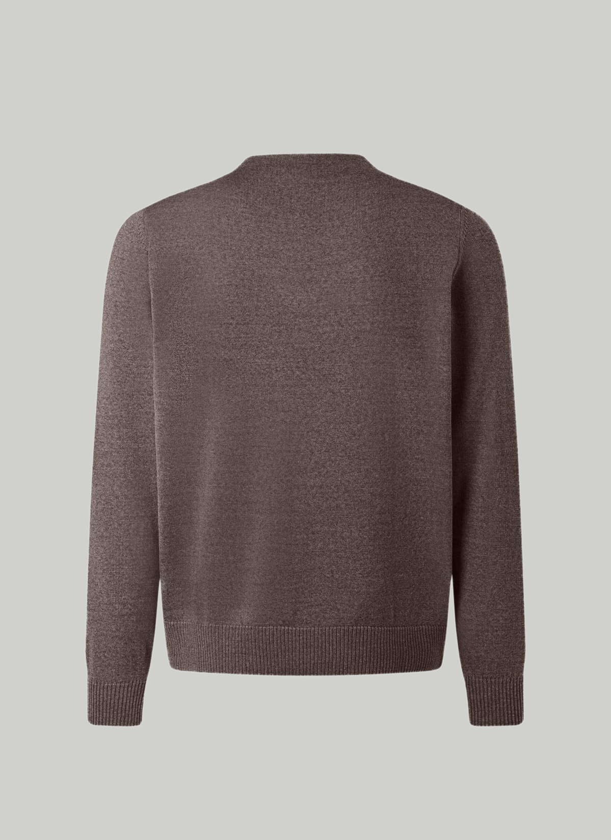 Strick Cardigan 1/1 Arm, Brownie Rückansicht