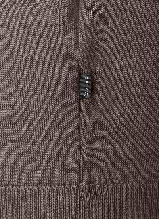 Strick Cardigan 1/1 Arm Brownie Frontansicht