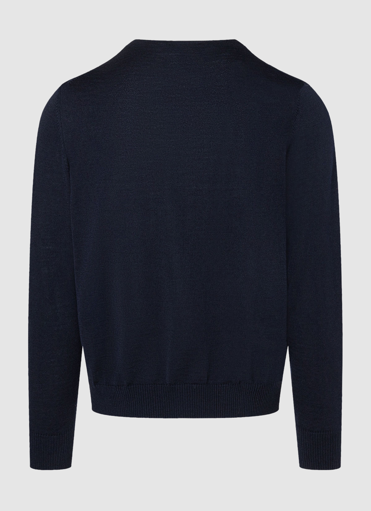 Strick Cardigan 1/1 Arm, Navy Rückansicht