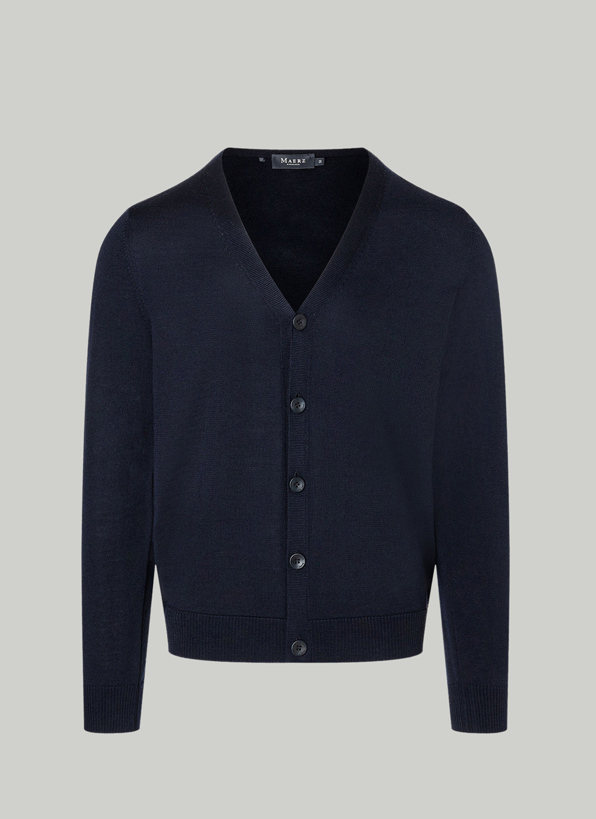 Strick Cardigan 1/1 Arm, Navy Detailansicht 2