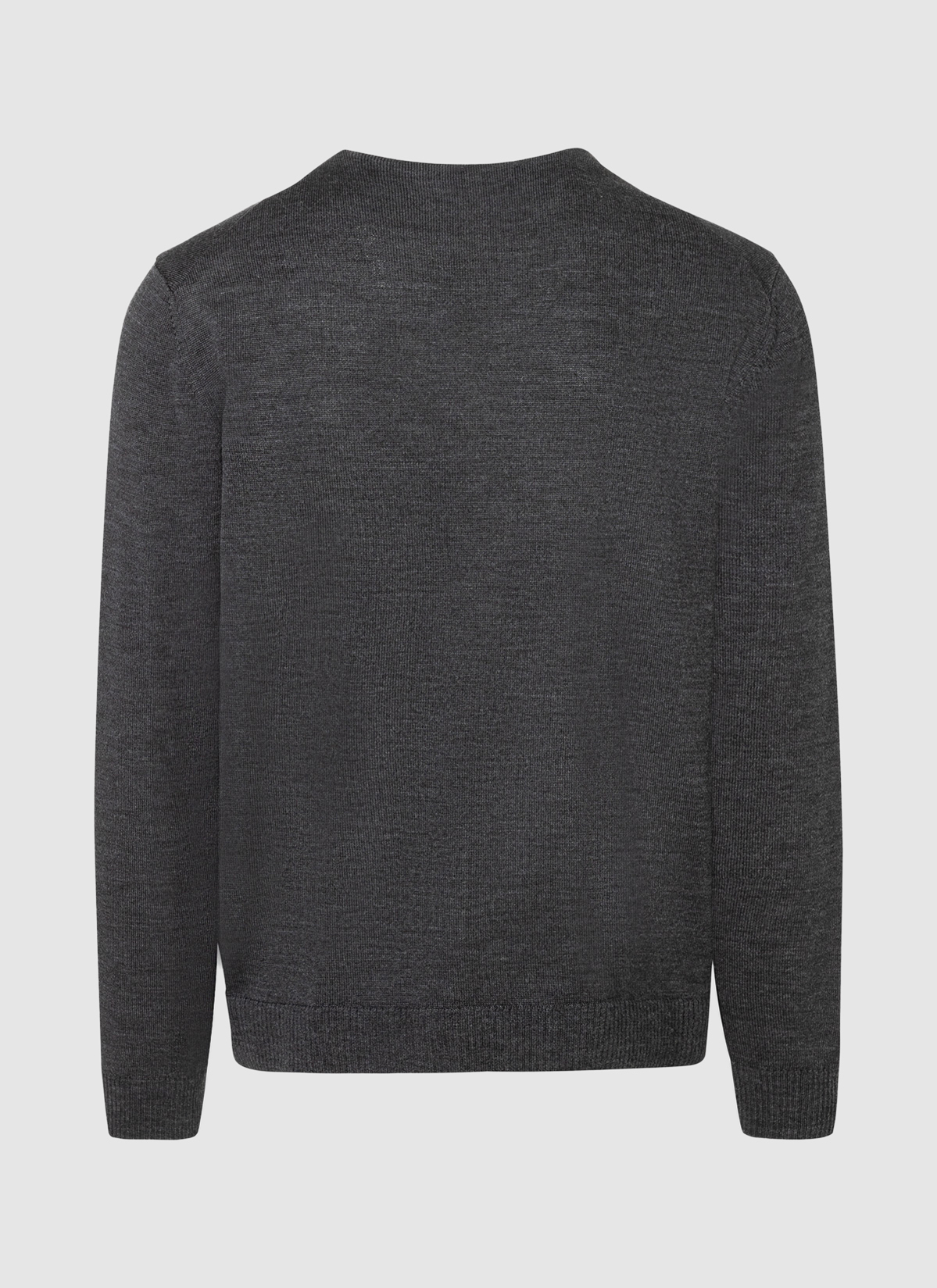 Strick Cardigan 1/1 Arm, Anthrazit Rückansicht