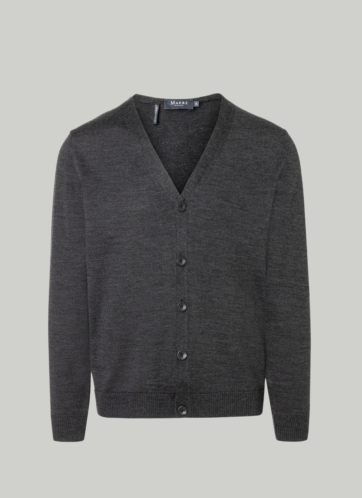 Strick Cardigan 1/1 Arm, Anthrazit Detailansicht 2